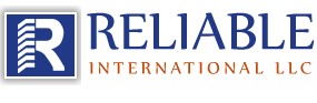 Reliable International LLC team working on an aluminum and glass installation project in Oman.