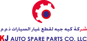 Spare parts for European trucks on display in K J Auto Spare Parts warehouse.