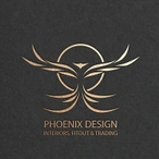 A Phoenix Design team collaborating on innovative interior design solutions for a modern office space.
