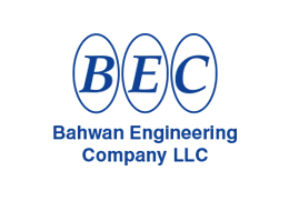 Bahwan Engineering Group construction project in Oman with civil and mechanical work in progress.